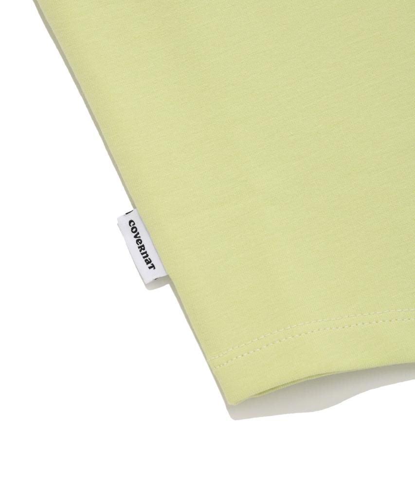 COVERNAT WOMAN Baby Ringer T-Shirt Lime