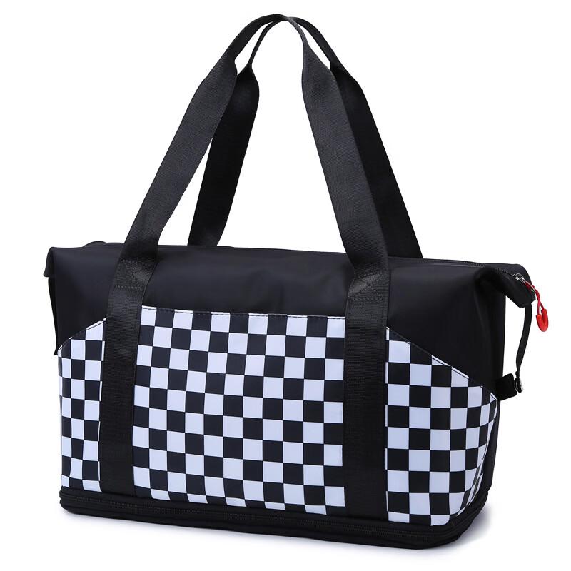 

Lishin Women s Checkered Travel & Gym Duffle Bag