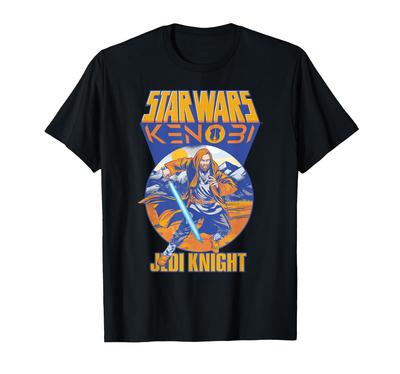 STAR WARS Obi-Wan Kenobi Jedi Knight Action Poster T-Shirt