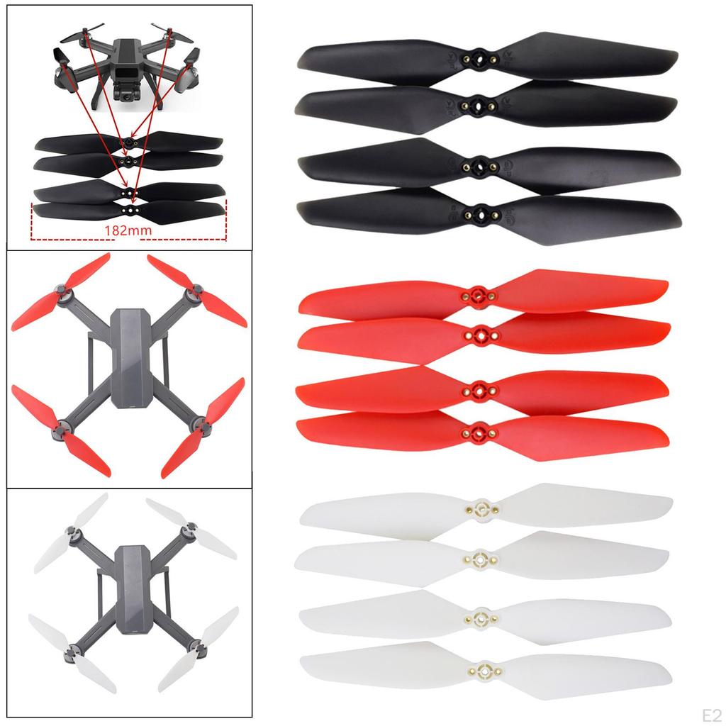 4 PCS Lightweight Plastic Foldable Propeller Props Spare Parts 15 B20 20 Accessories Replacement