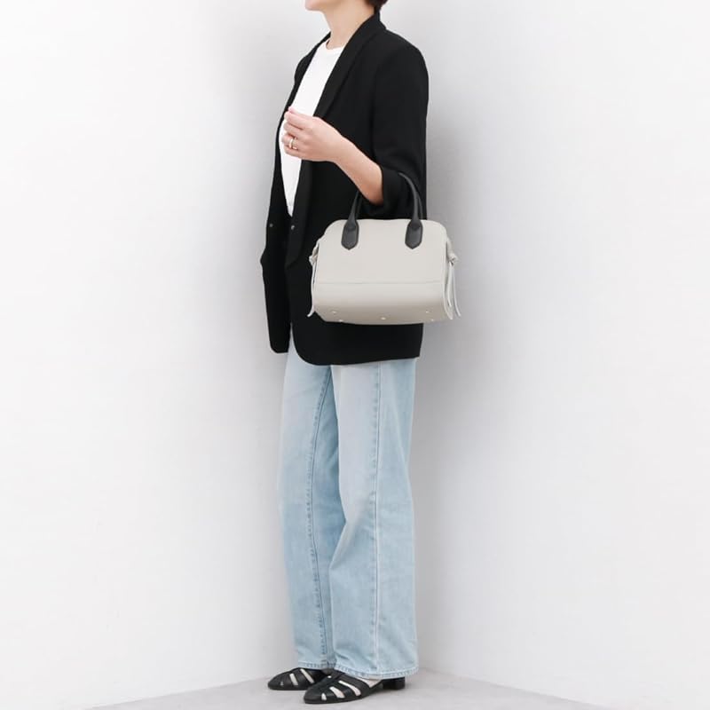 [Pelke] Cowhide Square 2way Handbag 80-00-00030 Ladies LGY