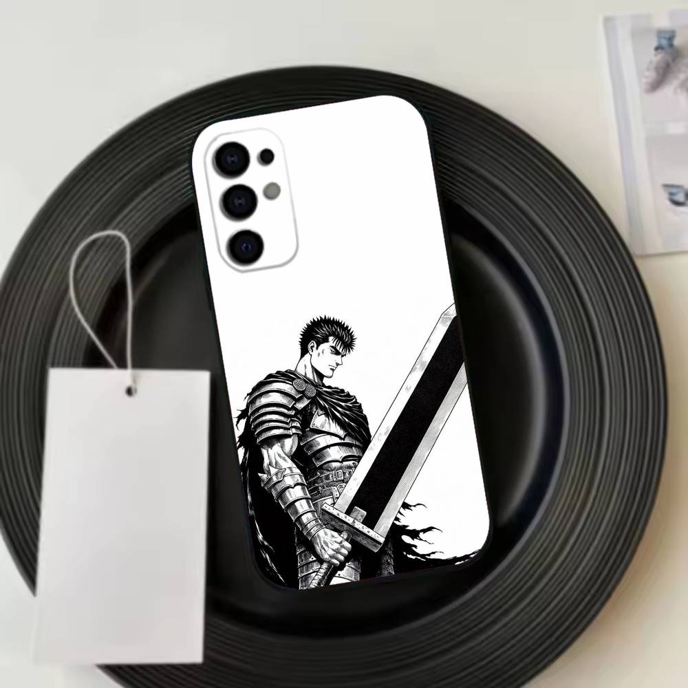 Berserk Guts Heißes Anime Handyhülle Schwarzes Silikon Weich Für Samsung S25,S24,S21,S22,S23,S30,Ultra,S20,Plus,Fe,Lite