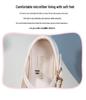 Girls' White Leather High Heels - New 2025 Princess Dance Shoes for Students, Sizes 25-40