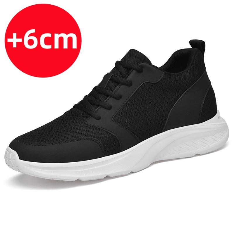 Lace-Up Male Shoes Breathable Men Genuine Leather Casual Shoes Fashion Men Sneakers Comfortable Hot Sale for Men Elevator Shoes