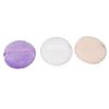 3 PCS Powder Puff Super Large Round Soft Velour Face Powder Pads Portable with Ribbon Makeup Puff