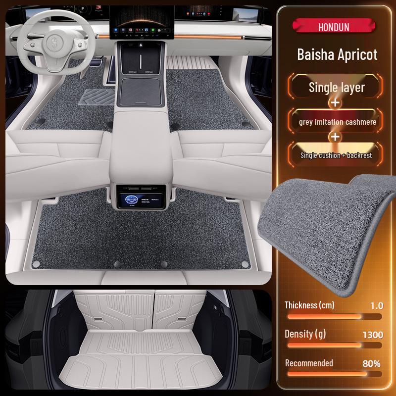 2026 Hongqi S9 TPE Floor Mats: Full Set Interior Carpet for Five Seats