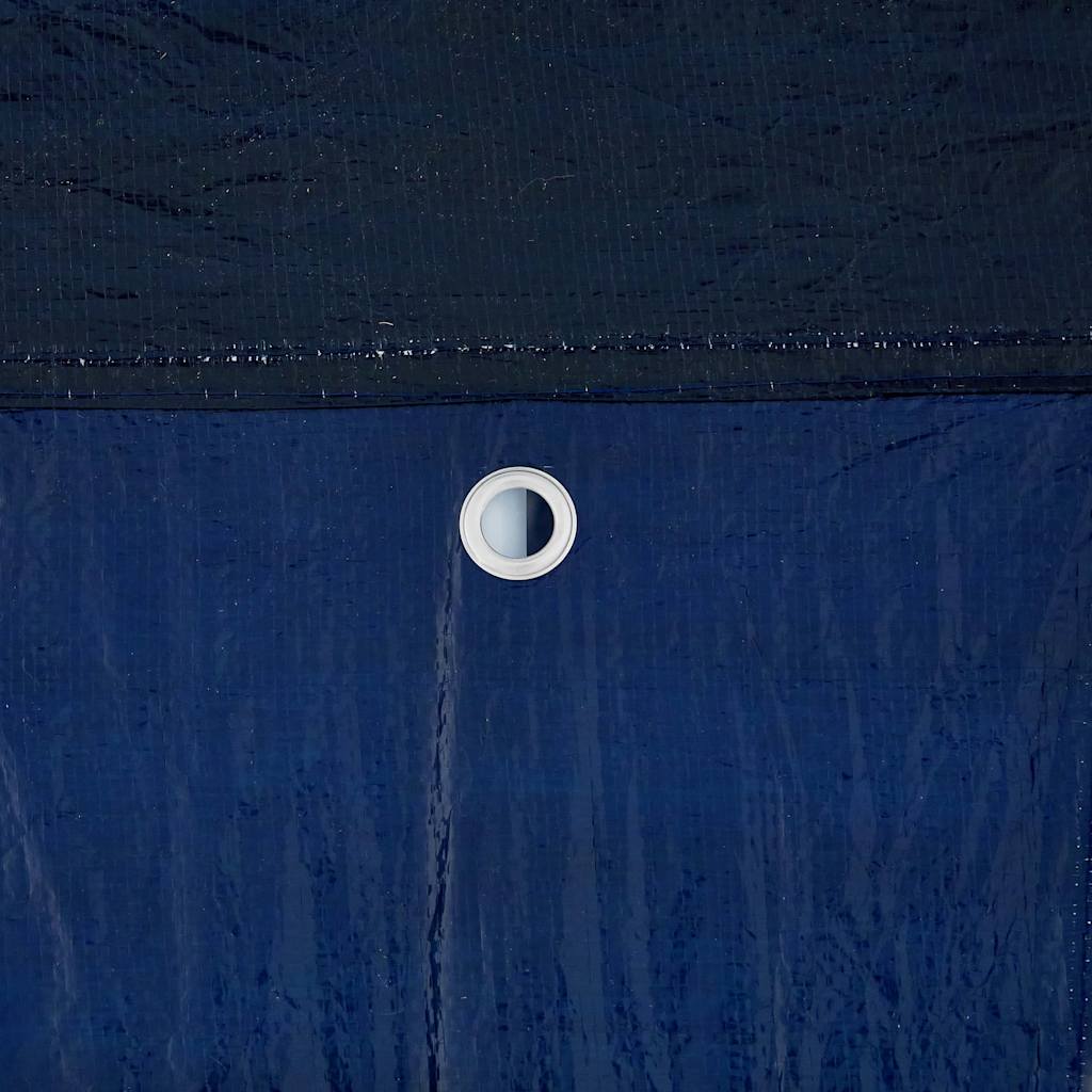 Party Tent Blue 400 X 400 X 266 Cm Polyethylene and Steel