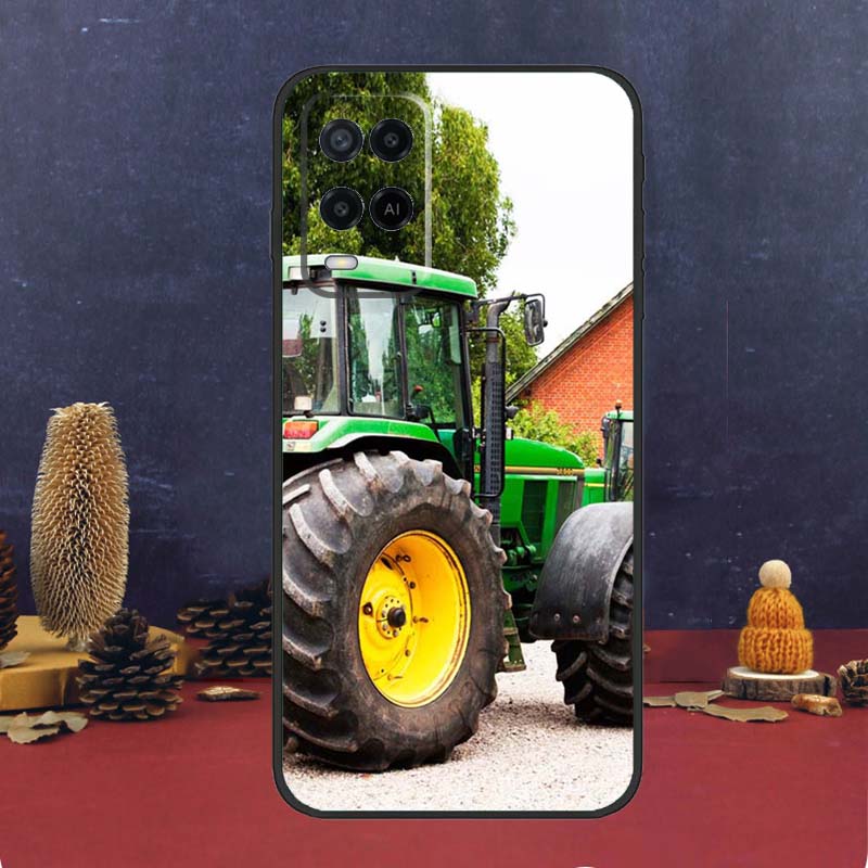 Farm Tractor Case For Oppo A5 Pro A6 A15 A18 A38 A58 A78 A98 A54 A74 A94 A17 A57 A80 A60 A40 A16 A76 A96