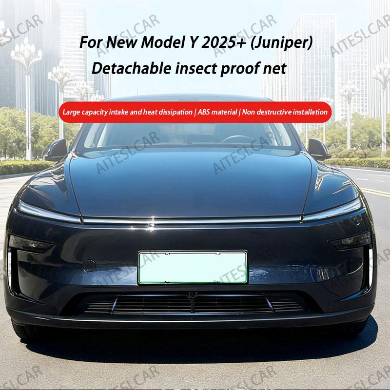 Grille Mesh Inserts For Tesla Model YL/Y Juniper 2025 2026 Front Air Inlet Vent Grille Cover Replacement Anti-insect Accessories
