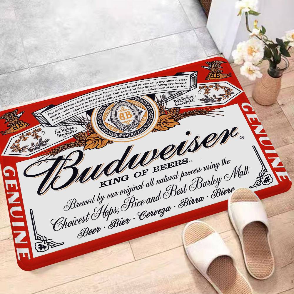B-Budweisers Floor Mat Non-Slip Laundry Room Mat Laundry Decor Balcony Child Living Room Household Carpets