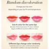 Farbwechselnder Lippenbalsam, Temperatur-Lippenstift, natürlich, langlebig, wasserfest, Kristallblumen-Gelee-Lippenstift-Make-up