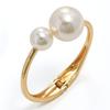 Jewelry popular pearl bracelet women's European and American personality opening simple gold-plated hot-selling jewelry