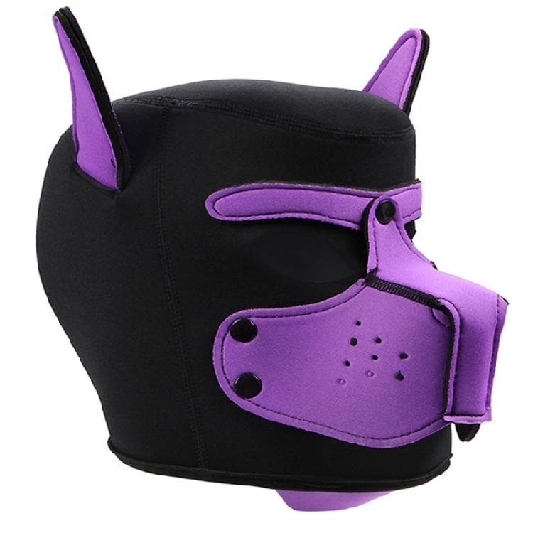 Halloween Hundegesichtsmaske Für Damen Herren Cosplay Partys Maskenballmaske Hund Cosplay Kopfbedeckung Ganzkopf Hundegesichtsmaske