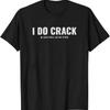 Mens Funny I Crack Joke TShirt Olive Green Humorous Print Short Sleeve Summer Tee Sick Joke Breathable Casual Top