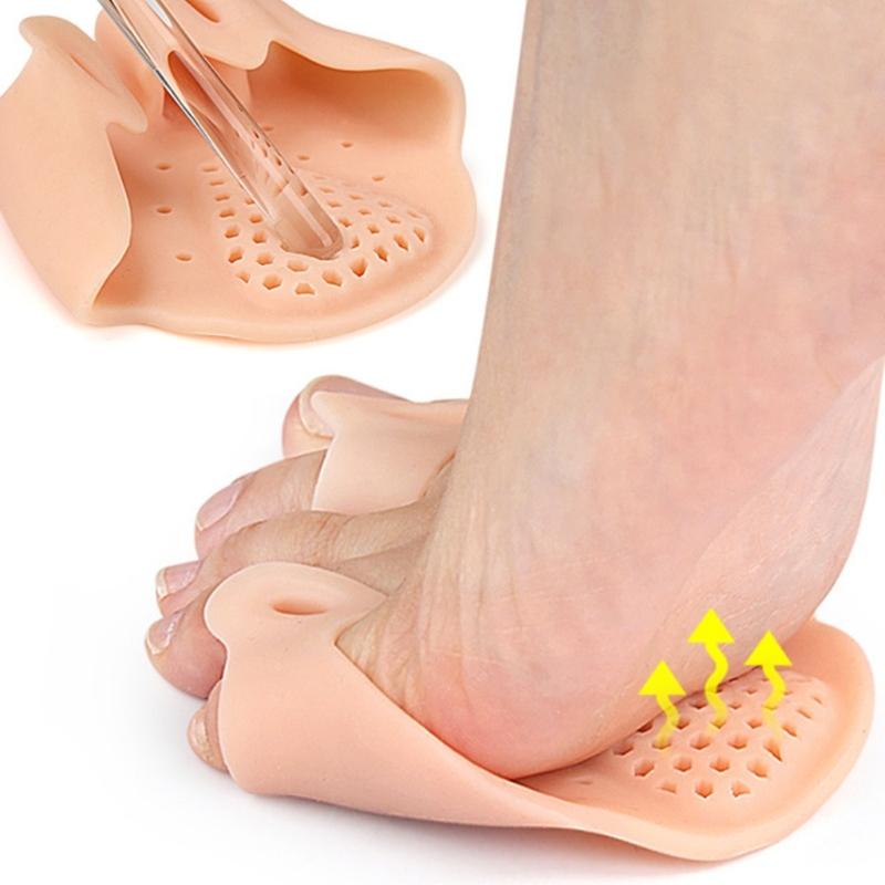 Breathable Metatarsal Pads 1Pair Balls of Foot Cushions for Women and Men Soft Gel Foot Pads Pains Relief Forefoot Pad