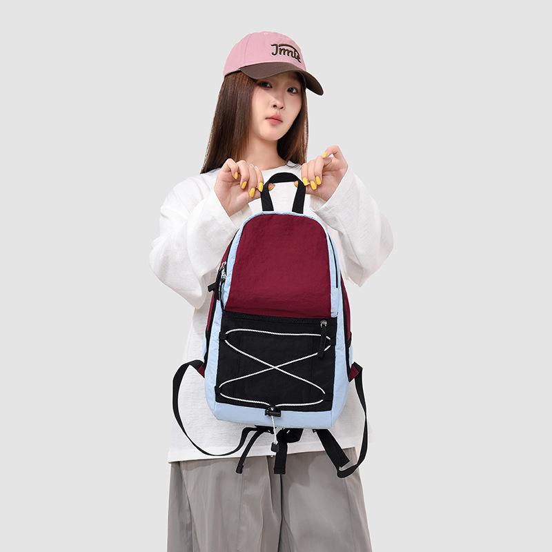 Schoolbag Mountain Lightweight Backpack Men's and Women's Leisure Outdoor Small Backpack Personalized Sports Style Simple and Versatile Student