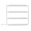 220v 63mm 36 Plant Sites 8W PVC 4 Pipes Wall-mounted Hydroponic Nursery Pots Rack Growing Kit Water Pump Tube Set White Garden Tools