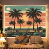 Vintage Backdrop Fabric, Camping Wall Decor, Bedroom Headboard Hanging, Dorm Room Tapestry
