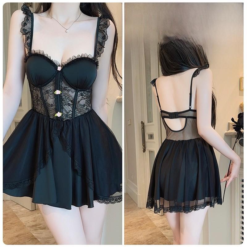 Ladies Satin Sleepwear Set With Deep V Neck And Padded Sleeveless Design For Home And Hotel Comfort