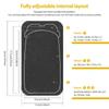 Multimeter Carry Case for Fluke F115C/F116C/F117C/15B+/17B+/18B+ Universal Shockproof EVA Digital Multimeter Protective Storage