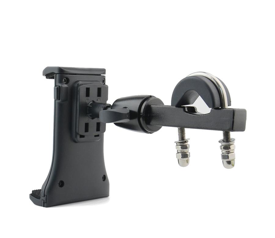 Motor Mount Bracket Tablet PC Stand Holder Alloy 360° Rotating GPS For 4-12''