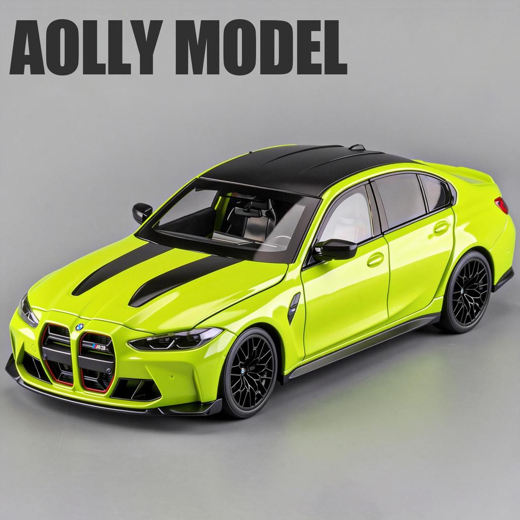 AAAOJ1 NEW 1:18 BMW M3 CS LCI G80 Mpower Supercar Alloy Car Diecasts & Toy Vehicles Car Model Miniature Scale Model Car For Children