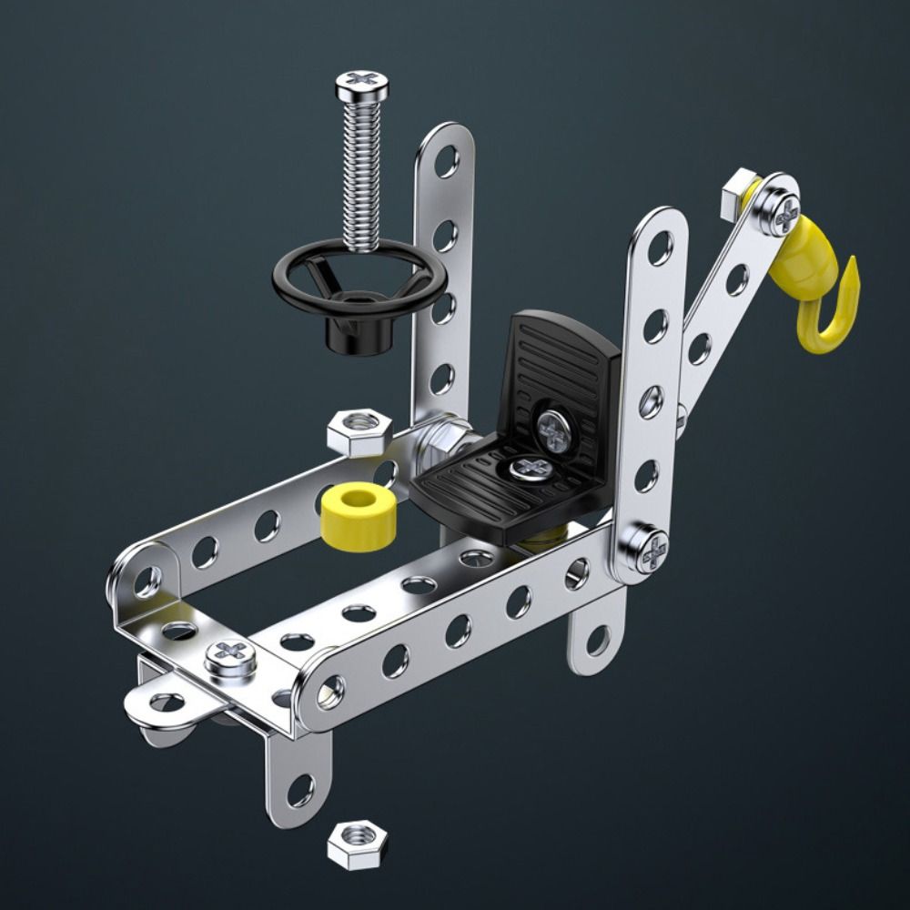 Simulation Metallbaustein Bauspielzeug Metall-Montage Auto Modell Spielzeug Familien Dekorationen