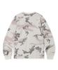 Brown Bless Tag Camouflage Waffle Longsleeve - Beige