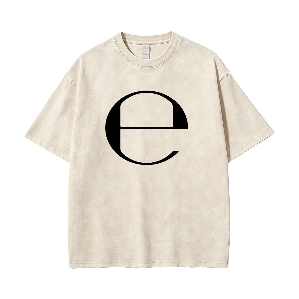 Camiseta Gráfica Vintage Lavada Ecco2K Pxe Album Drain Gang Bladee Yung Lean para Hombre y Mujer, Camisetas Oversize de2267