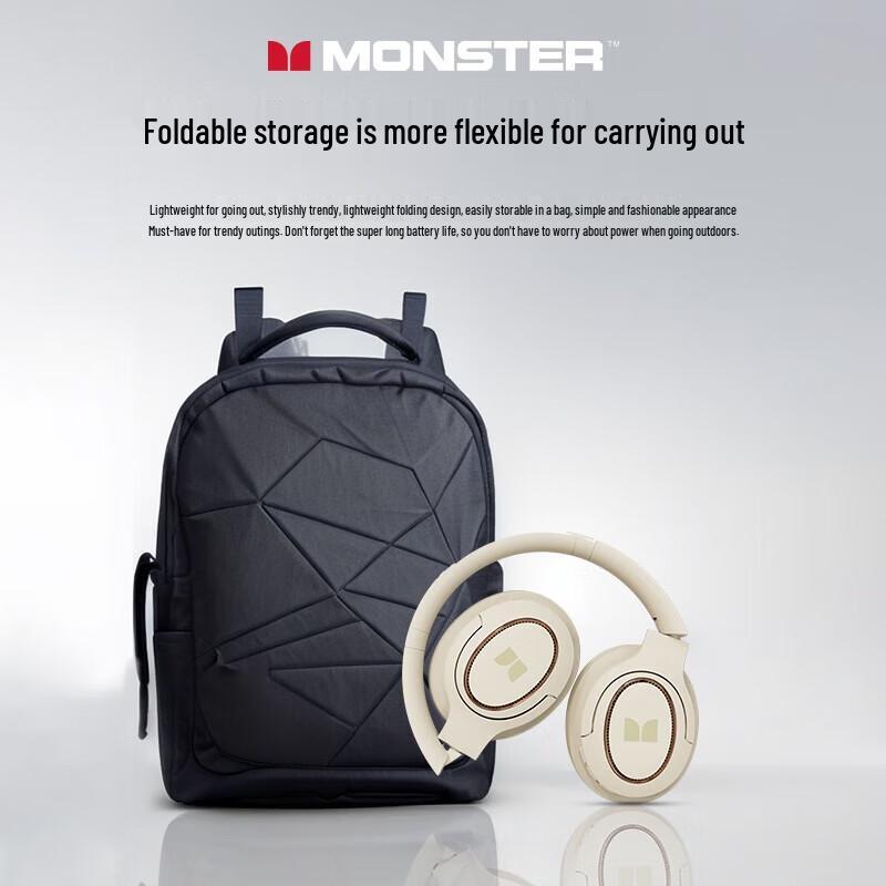 Monster ANC Active Noise Cancelling Wireless Gaming Headphones MQH07