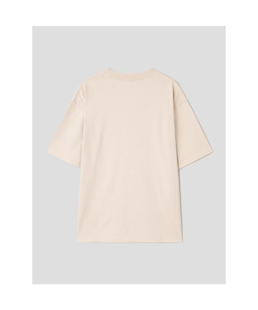 SHIFT.G Comfort Fit Round Tee Beige
