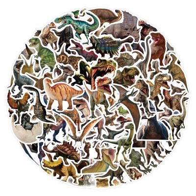110 Removable Jurassic Dinosaur Stickers for Luggage, Skateboards, Computers, and More