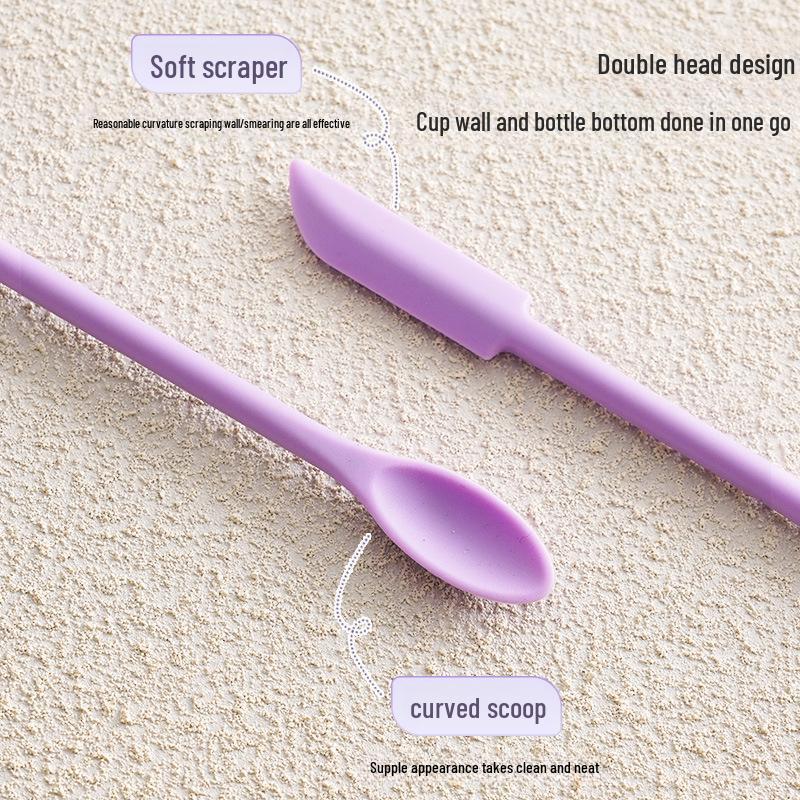 Mini Silikon Doppelkopf Lotion Schaber und Flaschenlöffel Werkzeug