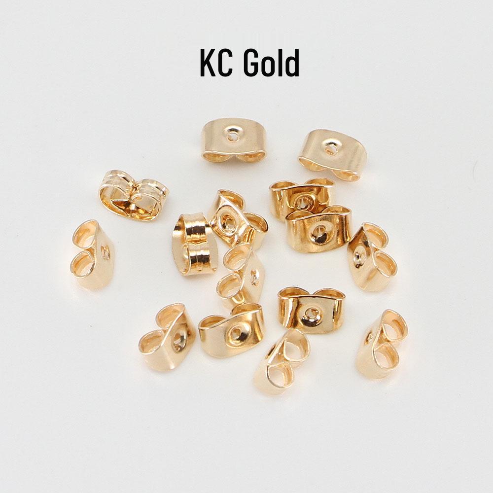 Metalowe Nakładki na Zatyczki do Uszu w Kształcie Motyla: Akcesoria do biżuterii DIY i Modne Dekoracje Kolczyków