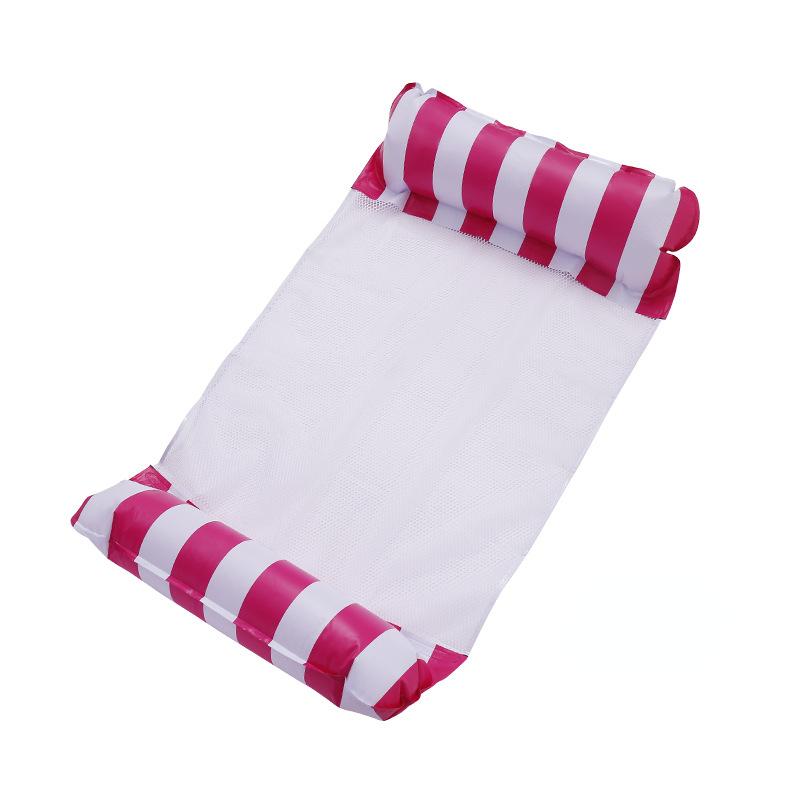 Air Mattress Pool Accessories Fun,Water Hammock,4 In 1 Inflatable Water Hammock Adults and Kids, Water Hammock Air Mattress Pool Swimming Pool Beach