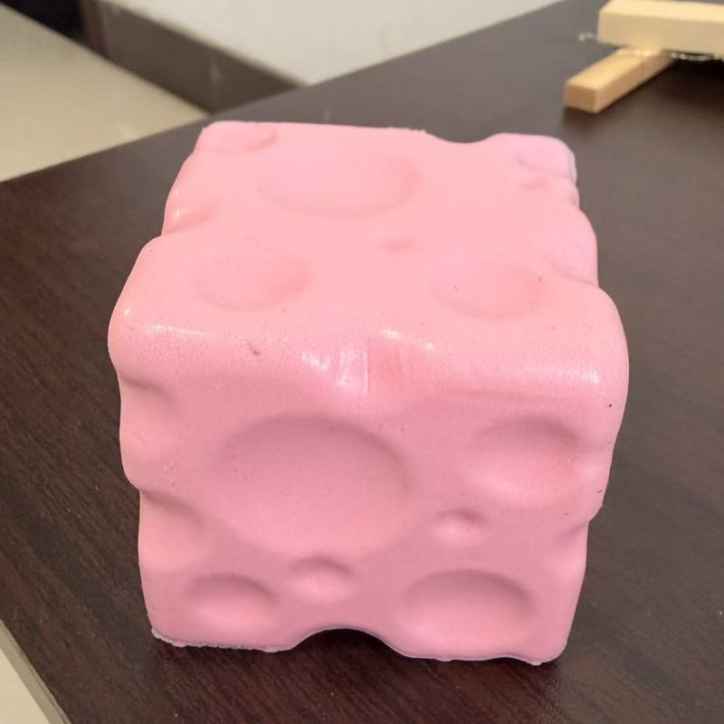 Kneedbare Knijpkaasblokje Stressbal - Niet-Terugstuitend Sensorisch Fidget Speelgoed voor Bureauontspanning Ideaal Cadeau voor Volwassenen
