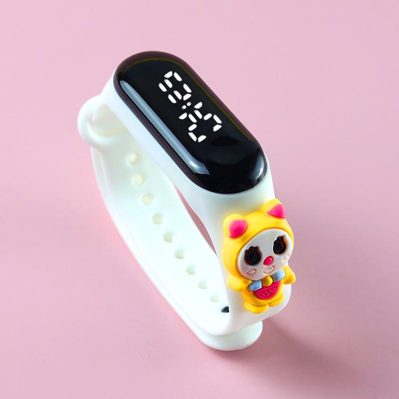 Superman LED Cartoon Doll Student Trend Waterproof Electronic Watch