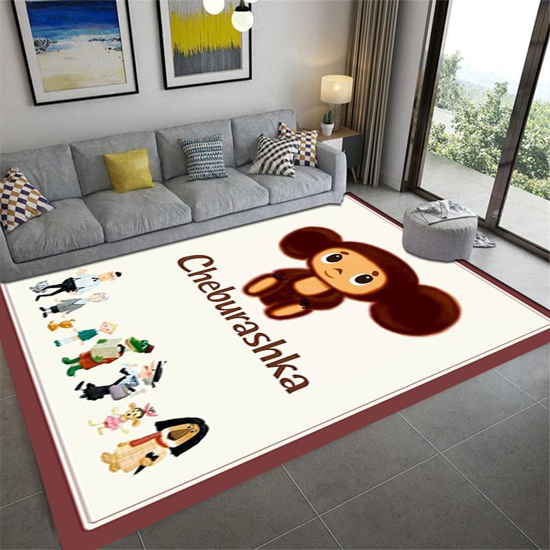 2025 New Cheburashka Cute Carpet Rug for Living Room Bedroom Home Sofa Decoration,Kids play Non-slip Floor Mat17