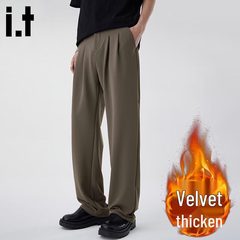 

Men s Nylon Blend Stretch Straight-Leg Casual Trousers XL