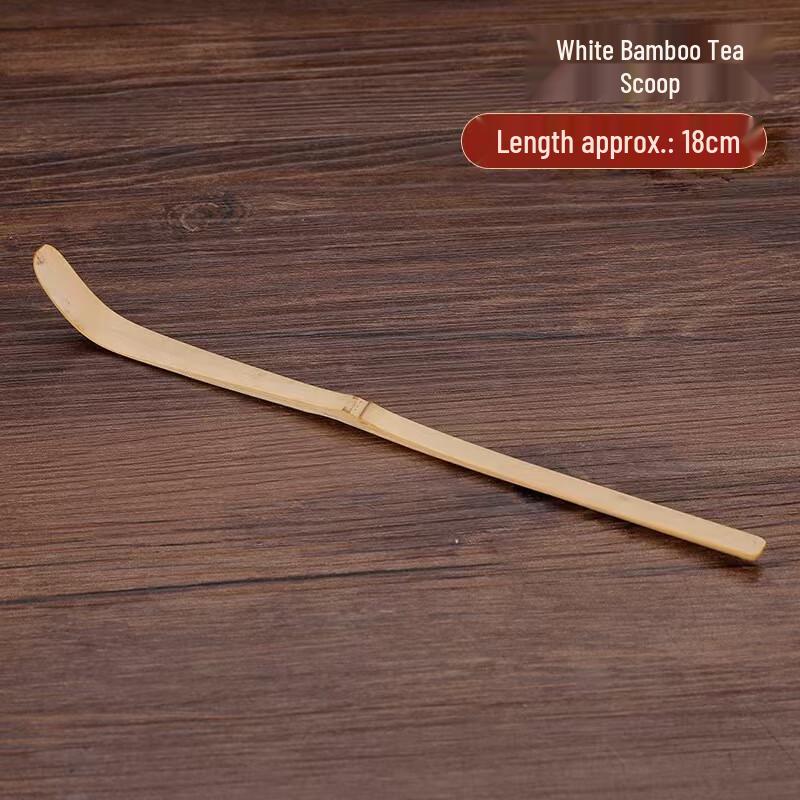 Junzhuang White Bamboo Matcha Tea Scoop & Pick Set