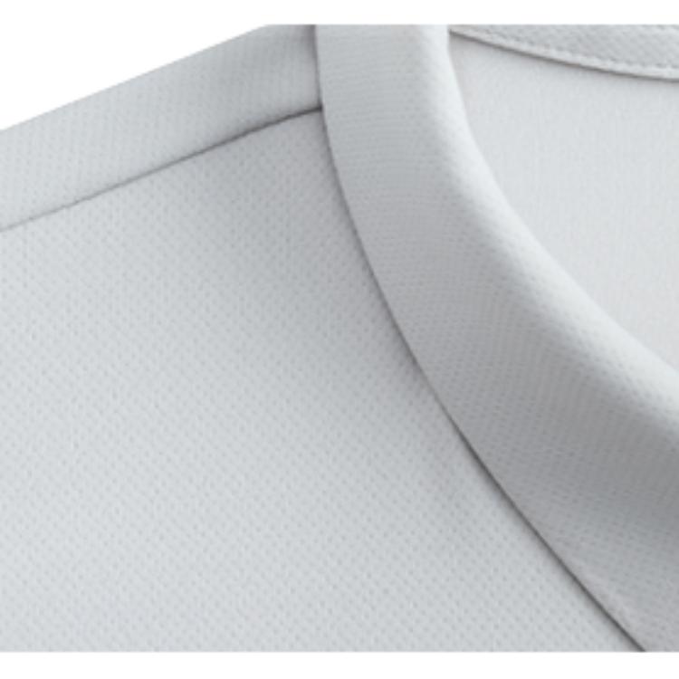 Anta Comfortable Breathable Solid Color Versatile Casual Long Sleeve Polo Shirt Men Tops Cloud-Gray 152437405-1