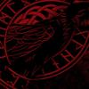 Viking Raven Crow Meditation Runes Wall Art, Red Tapestry for Bedroom, Living Room, Dorm - 60x40Inch