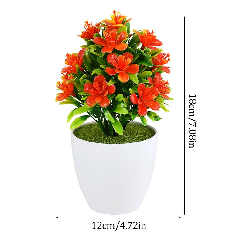 Umělé plastové rostliny Bonsai Malý stromeček Květináč Květinová zahrada Umělá aranžmá rostlin Ozdoby Pokoj Domácí Dekorace na stůl