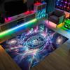 Manchester City Design Crystal Velvet Carpet Cozy Non?Slip Printed Rug For Bedroom Living Room Entrance