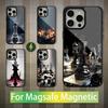 Chess Board Art Pieces Phone Case For iPhone 13,12,11,16,15,17,14,Pro,Max,Plus,Mini, For Magsafe,Magnetic Wireless Charging