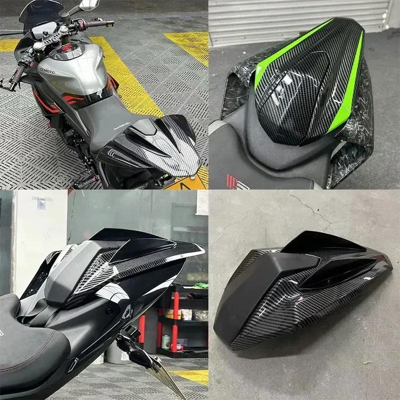 For CFMOTO 450SR 450 SR Motorcycle Accessories Pillion Rear Fairing Seat Cowl Cover Hump Fairing Carbon Fiber Black