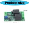 Reversible DC24V Motor Driver Control Board with Adjustable 0.2A-10AOutput Overcurrent Protections for Motor Application