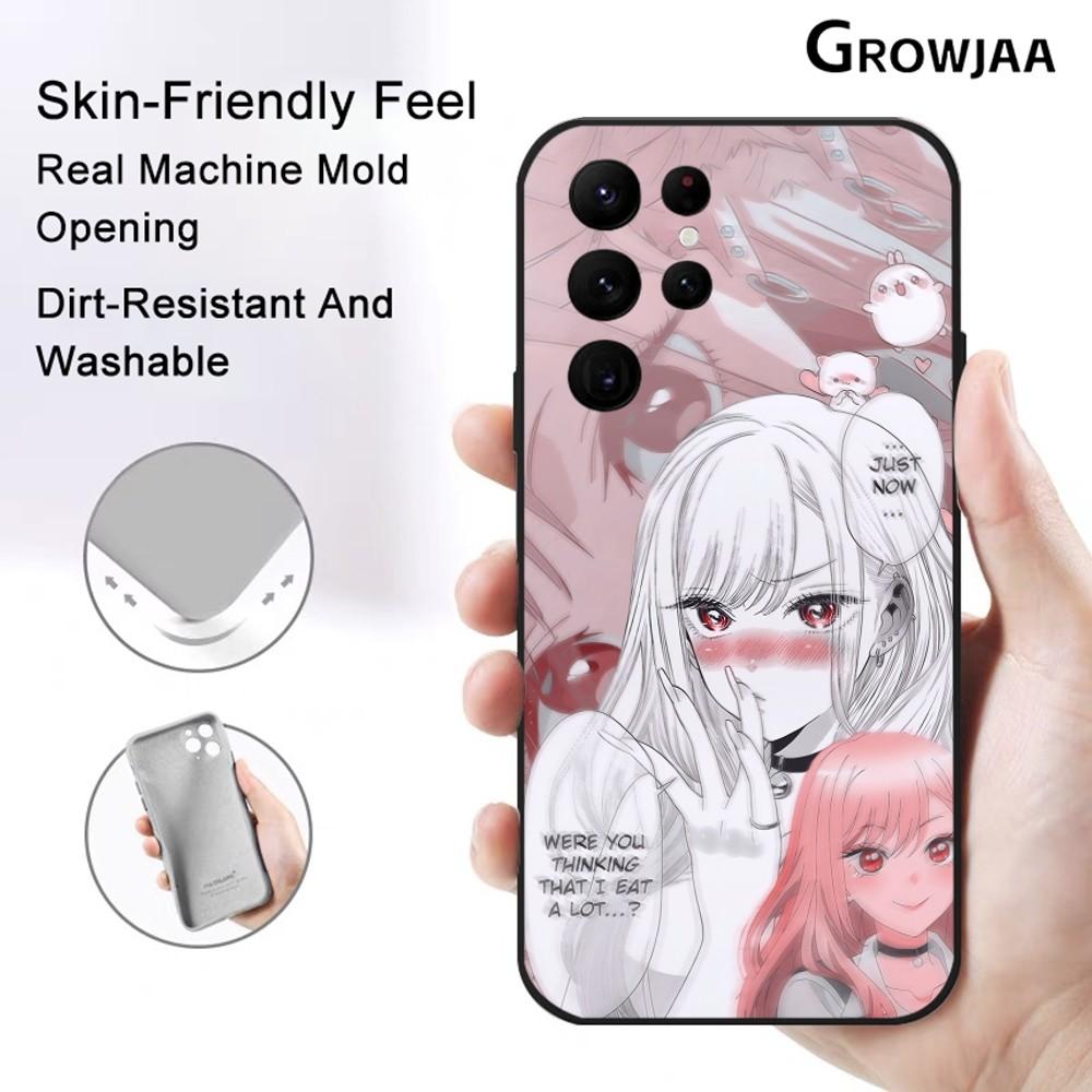 Marin K-Kitagawa Anime Dívka Pouzdro na Telefon Pro Samsung Galaxy S25 S24 S22 S23 Ultra S21 S20 Plus 5G Ochranné Silikonové Funda