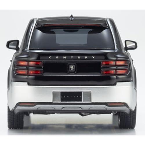 Kyosho Original 1/43 Toyota Century (Rinpo) Schwarz/Silber mit Fromage-Innenraum Vollständig montiertes Modellauto KS03926BS
