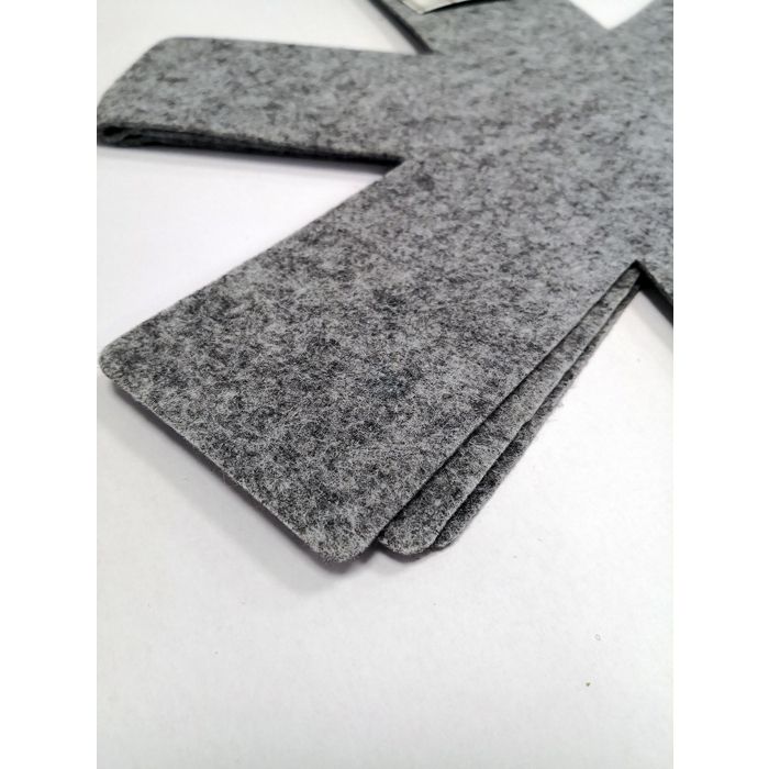 Protections de ménage - VITRINOR - Lot de 3 - Tissu antidérapant - Gris